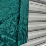 Victoria's Secret Vintage Victoria’s Secret Satin Jacquard Pajama Top Women's Small Green 90's Y2K Photo 2