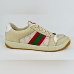 Gucci  Screener Ace Women's GG Sylvie Web Enamel Logo Supreme Sneakers EU 41 Photo 2