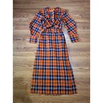 STAUD  open back midi gingham Crosshill Dress size size small Photo 9