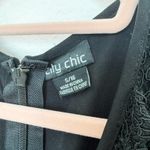 City Chic  Sleeveless Lace Tie Front Romper Black Size 16 Casual Chic‎ Romantic Photo 4