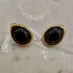 Avon Vintage red gold tone post earrings Photo 7