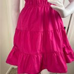 Sunday Best Martine Poplin Dress Womens Small Pink Fit & Flare #329 Photo 3
