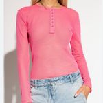 Ulla Johnson NWT Pink Johanna Cotton Mesh Top Size P (Small) Photo 1