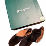 Paul Green $500 NEW NOBU ZIP-UP BOOT BLACK NUBUCK SLOUCHY PLATFORM 8.5 (TC19) Photo 9