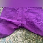 Vintage 90s Gennera Collection purple high waist baggy long shorts, size 8/10 Photo 2