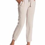 Brochu Walker Lia Pant Taupe Grey Belted Womens Size L Photo 0