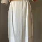 VINTAGE 1960s ecru silk suit Photo 3