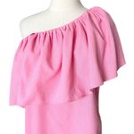 Tuckernuck Pomander Place Florencia One Shoulder Dress Flamingo Pink Size XS Photo 2
