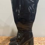 Princess Polly  Black Knee-High Boots Photo 0