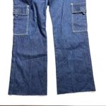 Vintage Y2K style Watch LA dark wash cargo mid rise wide leg Jean Blue Size 6 Photo 5