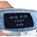 Lucky Brand Mid Rise Crop Ava Jeans Light Wash Distressed Womens 8 / 29 Stretch Photo 7