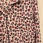 Victoria's Secret Victoria’s Secret Pink Cheetah Print Pajama Shirt Photo 1
