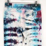Anthropologie Cartonnier Size 2 Pants Handmade Tie Dye River Bend Multi 1087 Black Photo 3