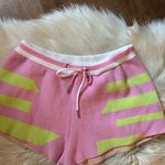 SER.O.YA Beau Shorts In Pink + Green Stripe Size M Photo 6
