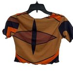 Daisy Street Patterned Crop Top Size 6 New Photo 0