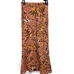 Resa XS Isabel Slip Skirt in an animal print Satin Midi Pencil Women REVOLVE Pink Photo 1