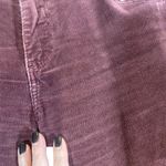 AG Adriano Goldschmied Maroon Slim Straight Stevie Suede Pants Women Sz 31R Photo 6