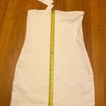 ZARA New with tag  White Denim Bodycon Bandeau Mini Dress Photo 4