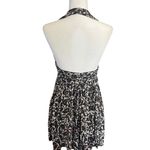 Diane Von Furstenberg  100% Silk Halter Mini Dress Semi-Sheer Photo 4