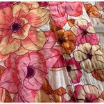 Smythe Pink Begonia Floral Top blouse size medium excellent condition Pink Photo 1