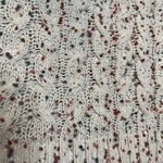 Moon & Madison Cowl Neck Confetti Chunky Knit Sweater Size Small Cozy Neutral Brown Photo 6