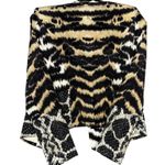 Roberto Cavalli NEW- NWOT Silk Blazer Jacket 38 Animal Print Snake Tiger Photo 3