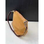 Tignanello Women's Mustard Yellow Suede Leather Shoulder Bag/Purse SKU 5904 Photo 1