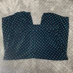 Torrid Wide Leg Diamond Print Black Turquoise Palazzo Trouser Capri Pants Size 2 Photo 0