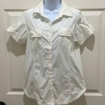 Eddie Bauer White Short Sleeve Hiking Shirt Photo 0