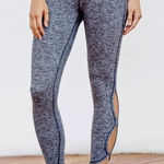 Free People FP Movement Infinity Cutout Crop Leggings in Heather Grey, Sz Small Gray Photo 0