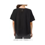 Lululemon  A Shift In Time Black Short Sleeve Top Size 8 Relaxed Fit Photo 5