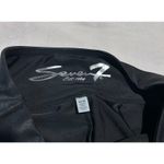 Seven7 Women's Black Ultra High Rise Coated Sculpting Legging - Size Medium Photo 6