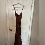 Lovers + Friends NEW  Cleo Gown in Chocolate Brown Photo 3