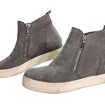 Steve Madden Wedgie Ankle Boots Sneakers Real Suede Comfortable Photo 1