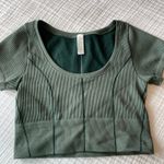 Aerie  Cropped Green Top Tank Photo 0