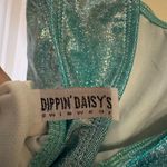 Dippin' Daisy's Dipping’ Daisy’s Teal Glitter One Piece Photo 2