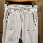 BLANK NYC Black NYC Cream Zipper Detail Joggers Size Small Photo 1