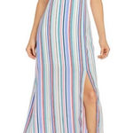 Jack by BB Dakota  NWT Stripe My Fancy Maxi Dress Multi Stripe Sleeveless Size XS Photo 0