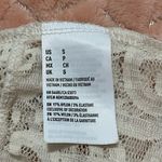 American Eagle  Lace Tank Top Cream Stretch Size S Photo 5