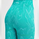 AYBL NWT  velocity seamless turquoise workout leggings Photo 3