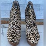 MATIKO Leopard Print Platform Pony Calf Hair
Animal Wedge Ankle Boot 10 Tan Photo 1