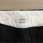 Wilfred  Aritzia Black The Effortless Pleated Front Short Linen Wide Leg 4 Photo 5