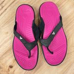 Crocs  Disney Mickey Mouse Thong Flip Flop Sandals Black Pink Womens 8 Photo 11