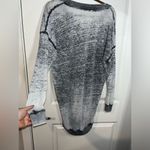 Young Fabulous and Broke  Women's Burnout Pockets V-Neck Sweatshirt Tunic Dress XS Photo 6