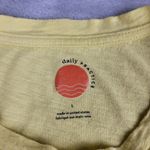 Anthropologie  Daily Practice Gaia Cropped High Neck Relaxed Tank Top Tee L Large Photo 5