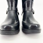 UGG  Sivada Boots Black Waterproof Suede Rubber Size 11 Rain Boots Photo 2