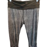 Lululemon Run Inspire Crop II Leggings Women’s Size 4 Burlap Black Dune W6B70S Photo 4