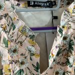 Allegra K NWT! 💯 blush ruffle neck boho floral chiffon dress sz Medium Photo 5