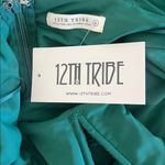 12th Tribe  EMERALD MESH MINI DRESS - green wedding guest dress, party dress Photo 6