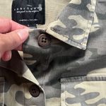 Sanctuary Camo Jacket Button Down Utility Green Large Cotton Casual Photo 9